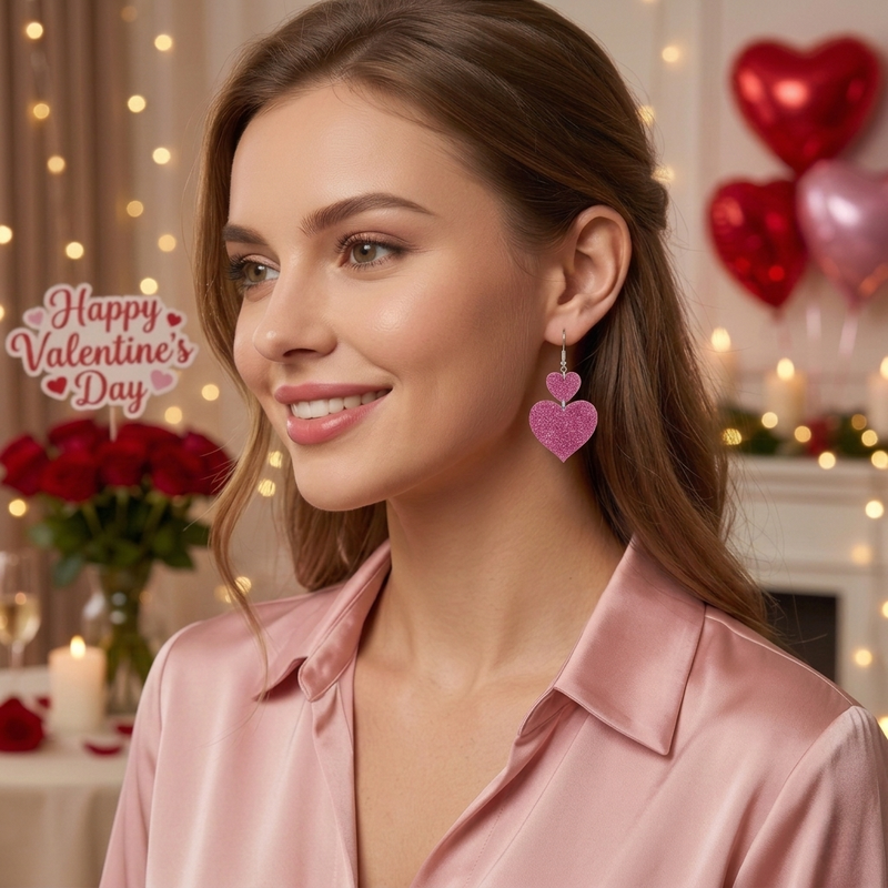 768567 - Valentines Wearables Counter Display with Scrunchie Bow