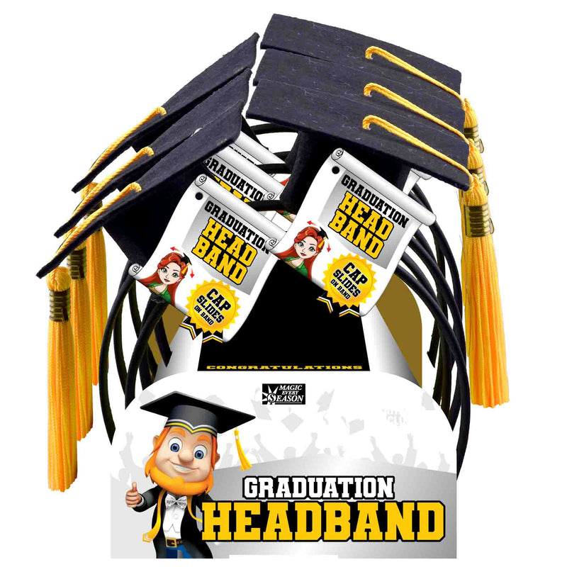 768618 - Graduation Cap Headband