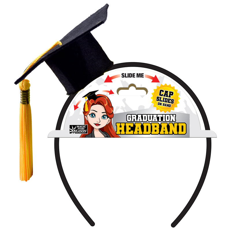 768618 - Graduation Cap Headband
