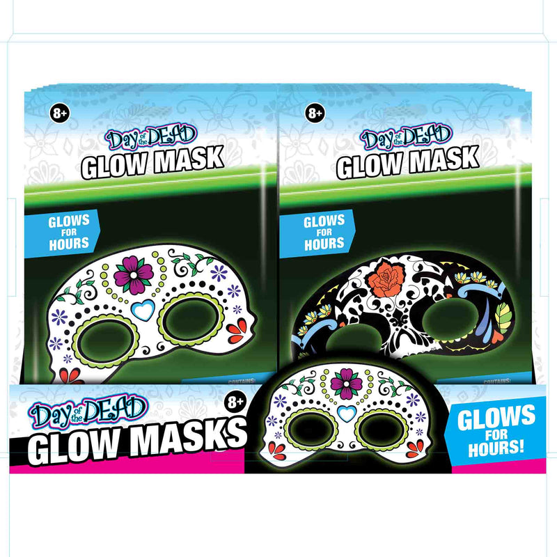 768625 - Day Of The Dead Glow Mask