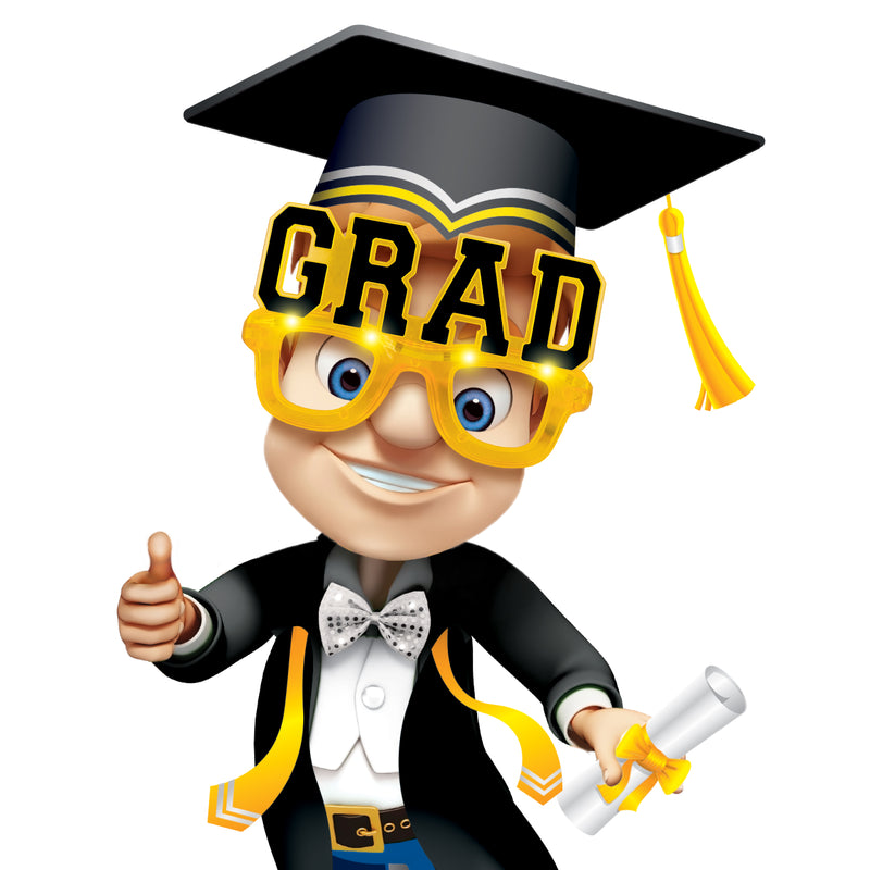 768627 - Graduation LED Glasses