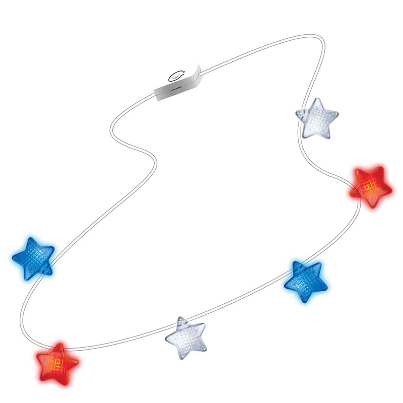 768629 - Patriotic LED Star Necklace