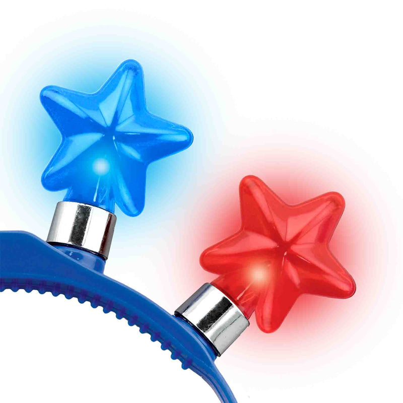 768631 - Patriotic 4 LED Star Headband