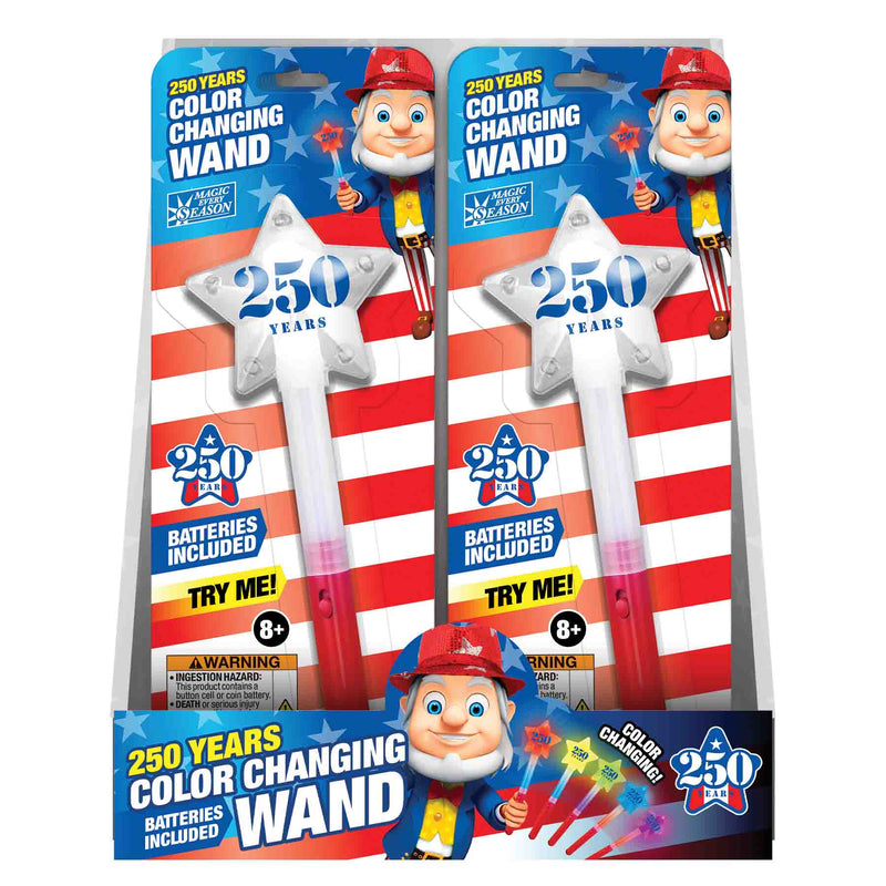 768661 - America 250 Color Changing Wand