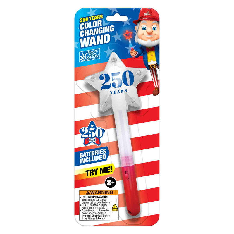 768661 - America 250 Color Changing Wand
