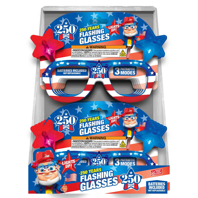 768664 - America 250 LED Glasses