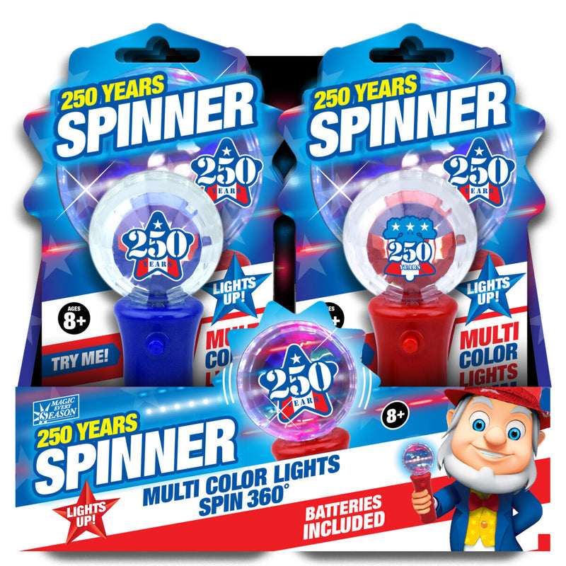 768666 - America 250 LED Spinner