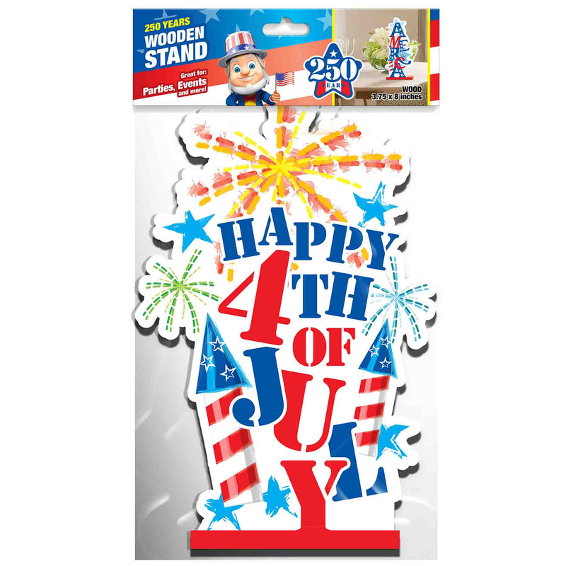 768673 - America 250 Wooden Stand