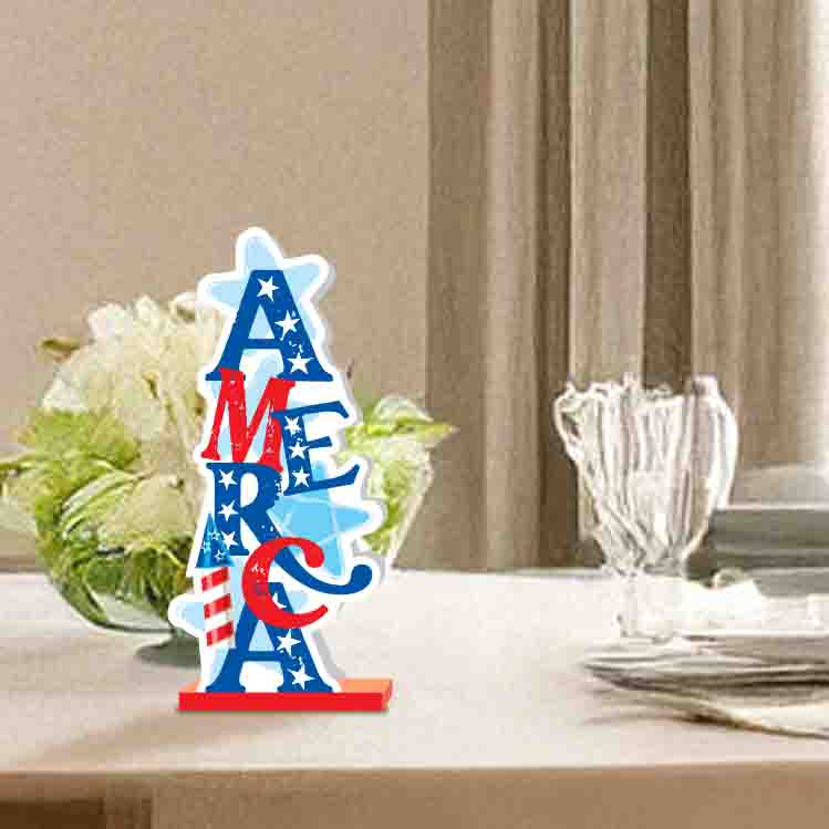 768673 - America 250 Wooden Stand