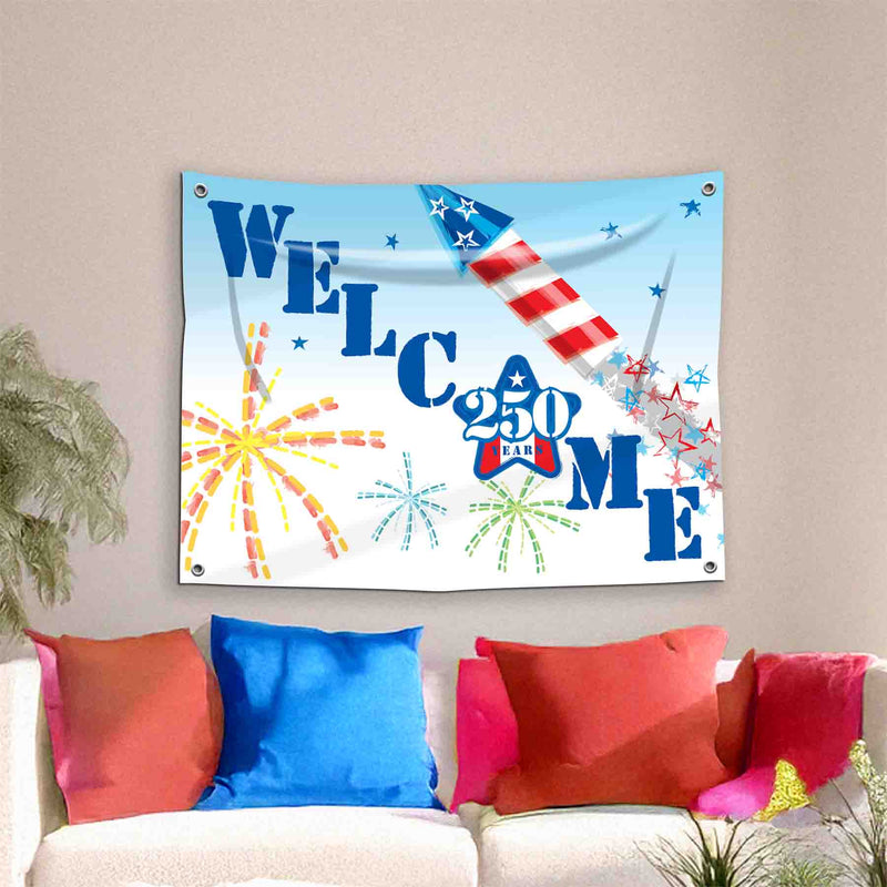 768676 - America 250 Fabric Banners