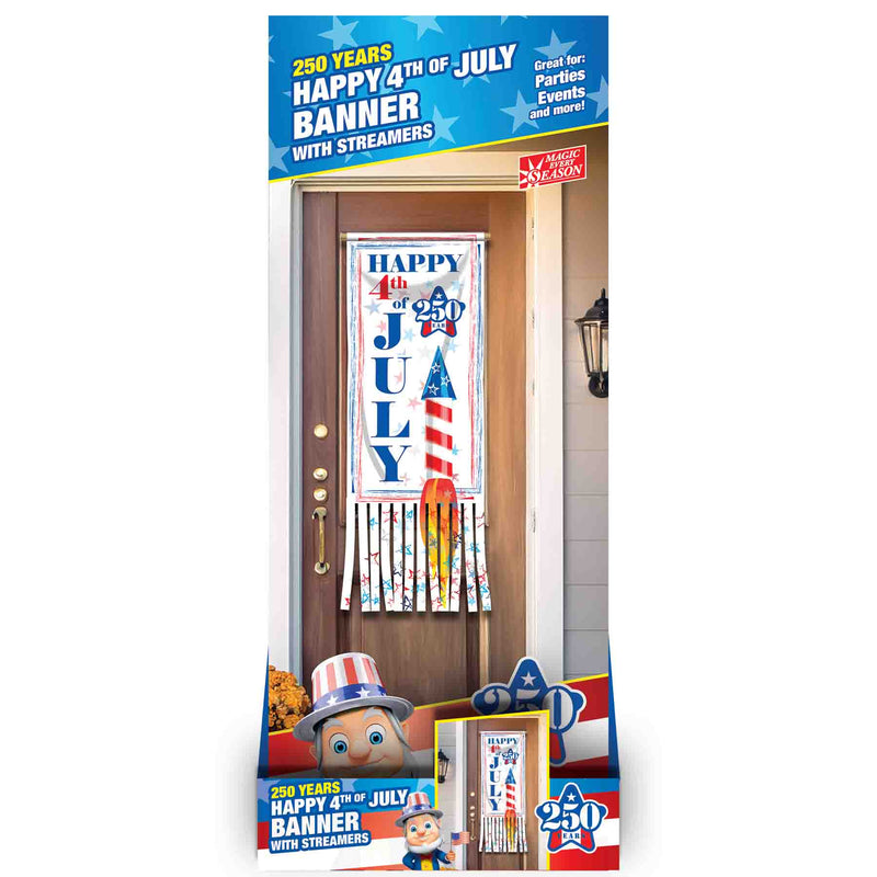 768684 - America 250 Hanging Fabric Banner