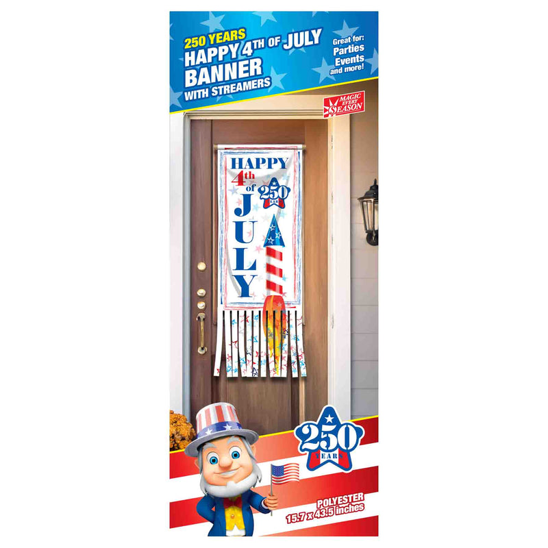 768684 - America 250 Hanging Fabric Banner