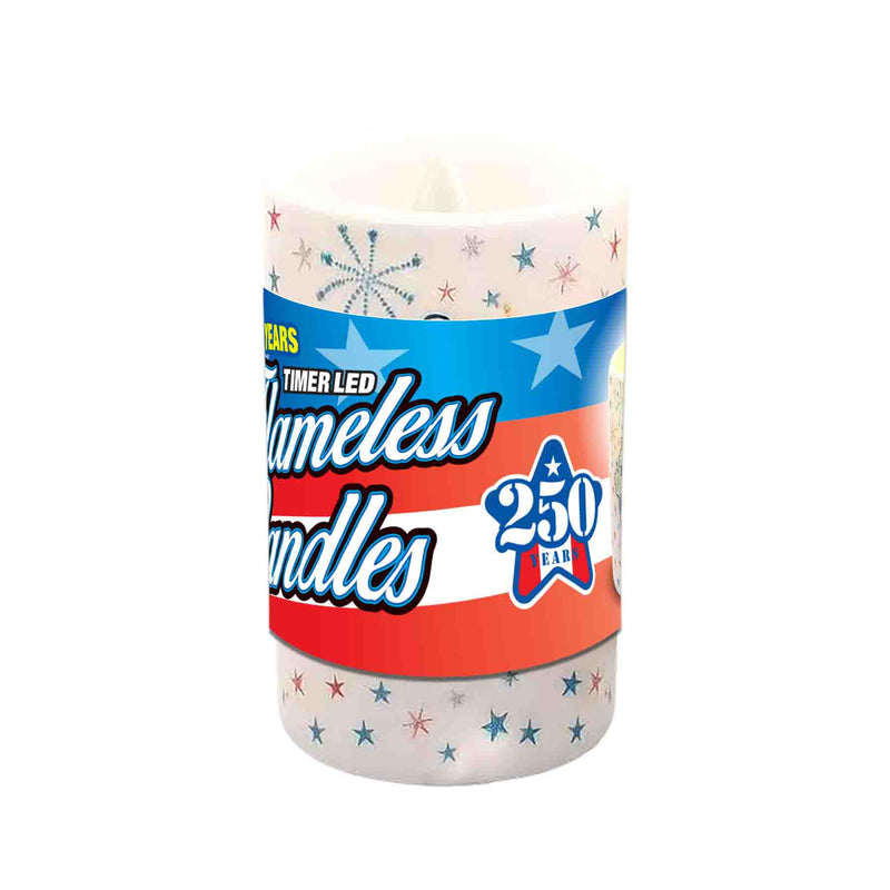 768691 - America 250 4" Pillar Candle