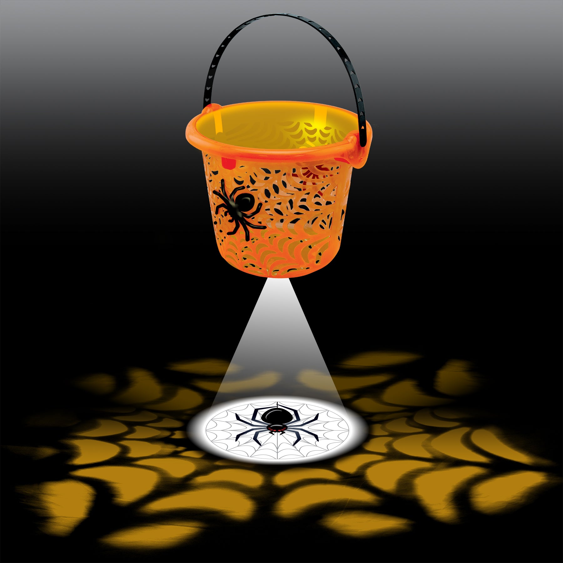 768707 - Projection Translucent Spider Web Bucket | Shawshank LEDz