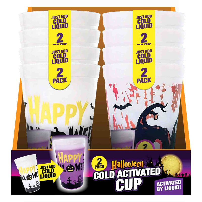 768714 - Halloween 2pk Color Changing Cups