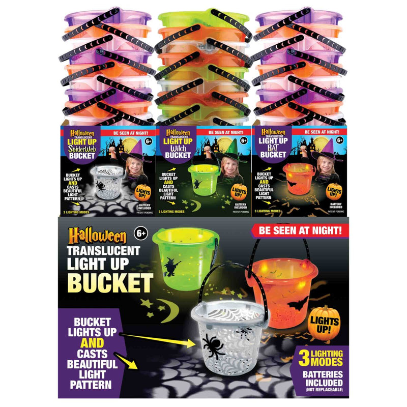 768715 - Halloween Translucent LED Bucket Floor Display