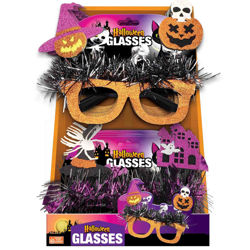 768718 - Halloween Tinsel Glasses