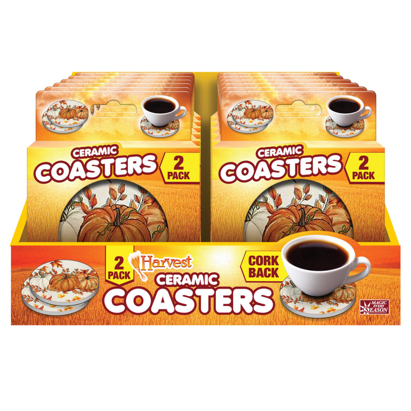 768727 - Harvest 2pk Coasters
