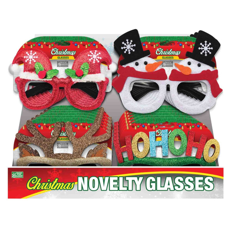 768728 - Christmas Novelty Glasses (unlit)