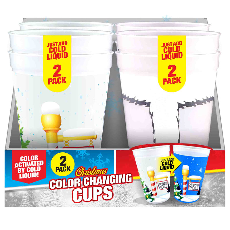 768739 - Christmas 2pk Color Changing Cup