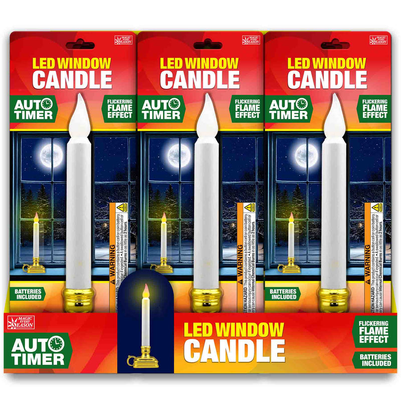 768741 - LED Window Candle with Timer