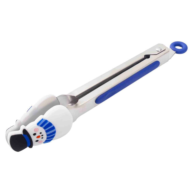 768746 - Christmas Silicone Tongs Santa/Snowman