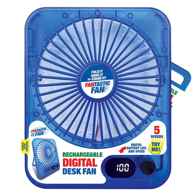 768821 - Rechargeable Digital Desk Fan