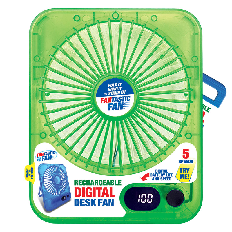768821 - Rechargeable Digital Desk Fan