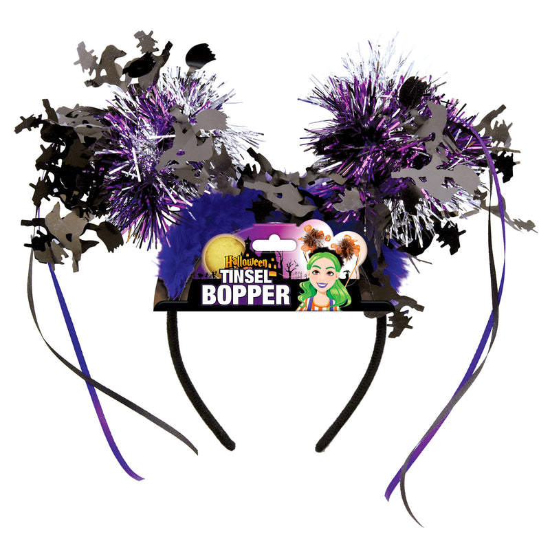 768711 - Halloween Tinsel Bopper Headband