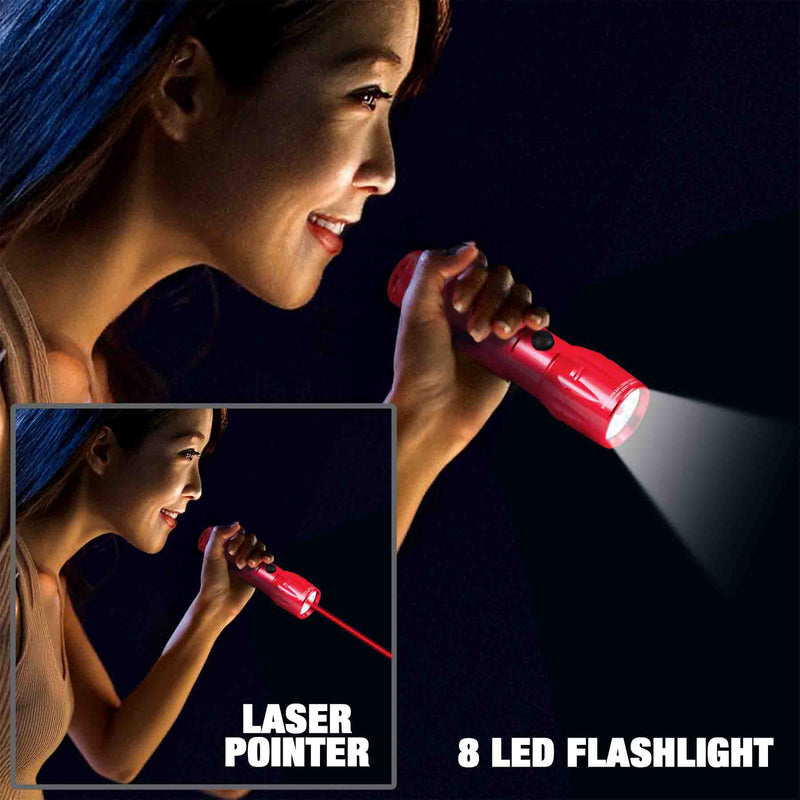 900217 - 8 in 1 Laser Flashlight