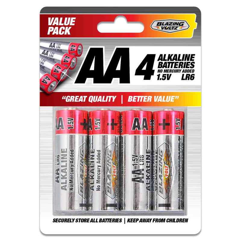 900253-CL - AA 4Pk Alkaline - Display Strip