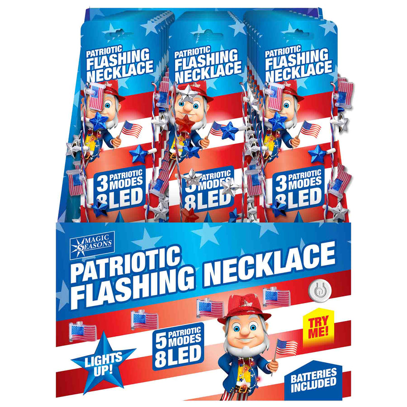 900287 - Patriotic Flashing Necklace
