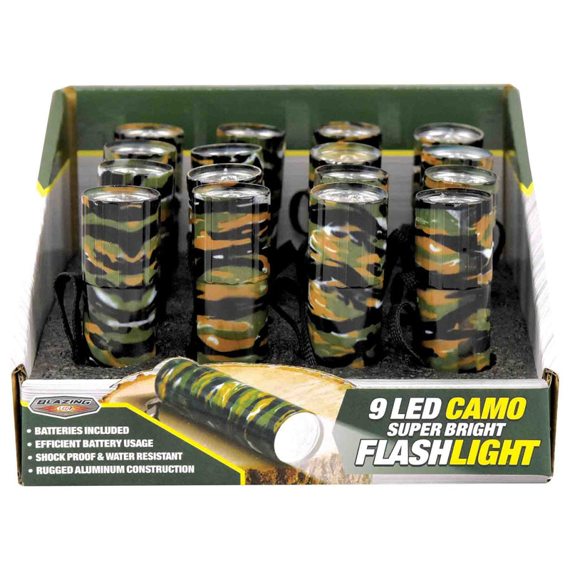 900289 - Camo 9 LED Flashlight