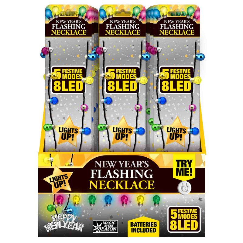 900299 - New Years Flashing Necklace