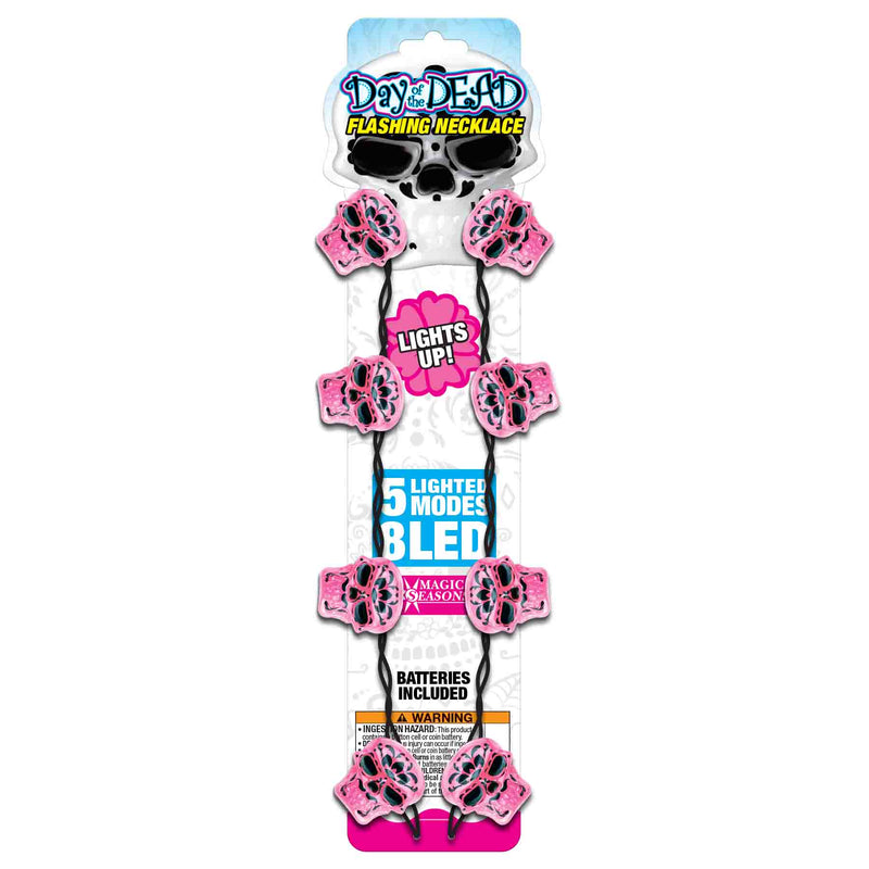 768281 - Day of the Dead LED Skull Necklace