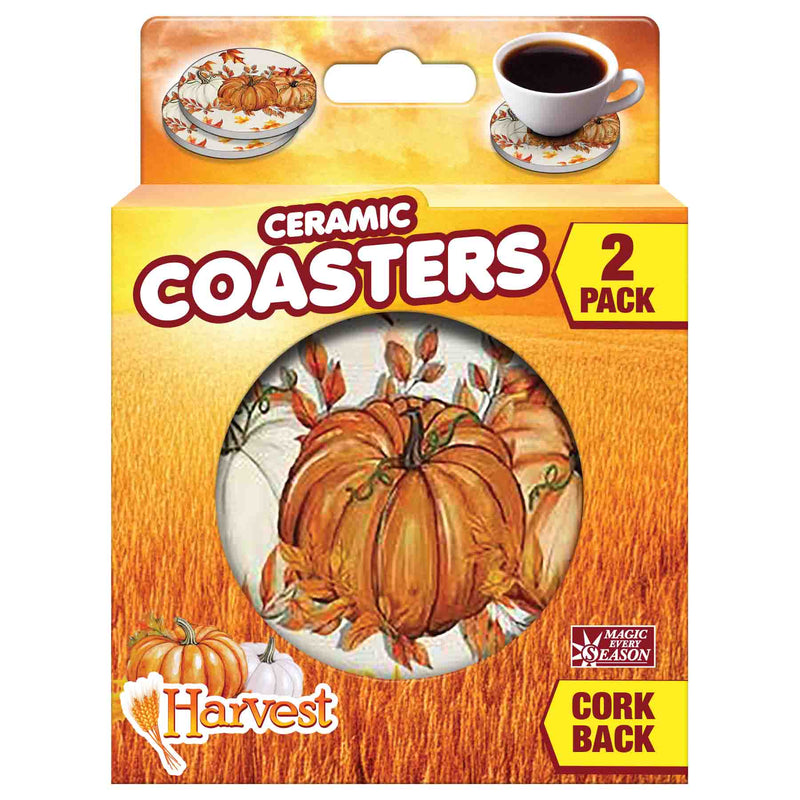 768727 - Harvest 2pk Coasters
