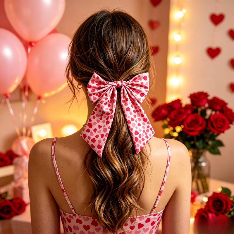 768567 - Valentines Wearables Counter Display with Scrunchie Bow