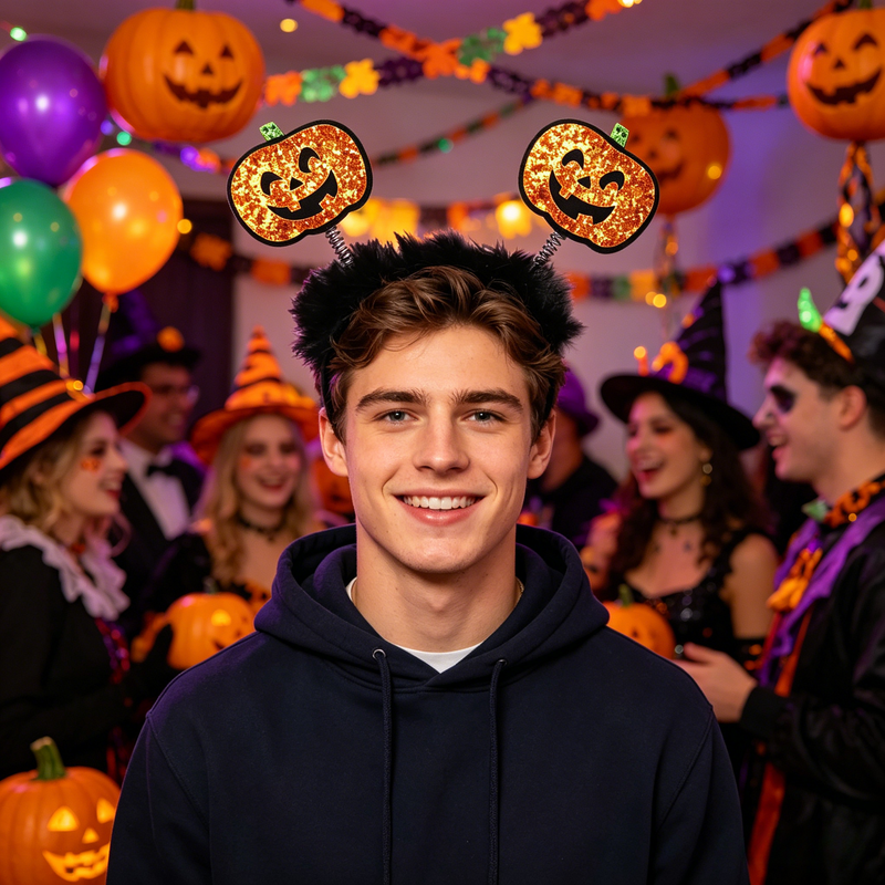 768544 - Halloween Headbands Display Strip Assortment (Unlit)