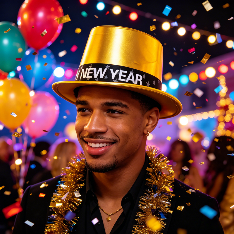 768527 - New Years Top Hat