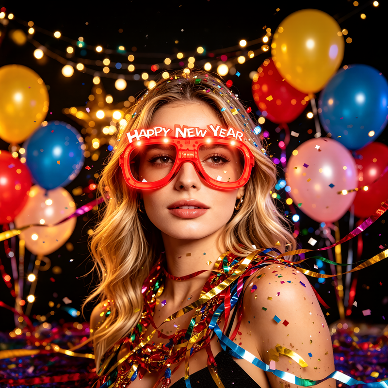 768140 - New Years LED Glasses