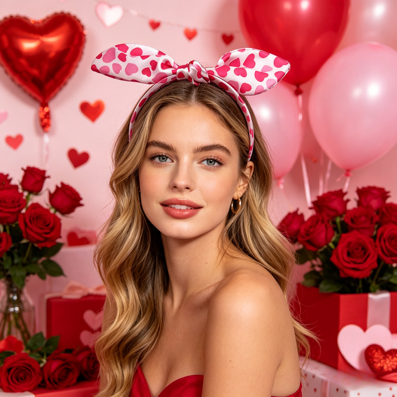 768531 - Valentine's Tie Knot Headband