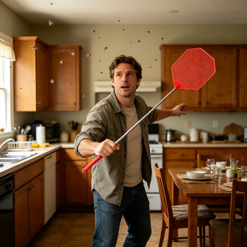 702920 - Extendable Jumbo Fly Swatter