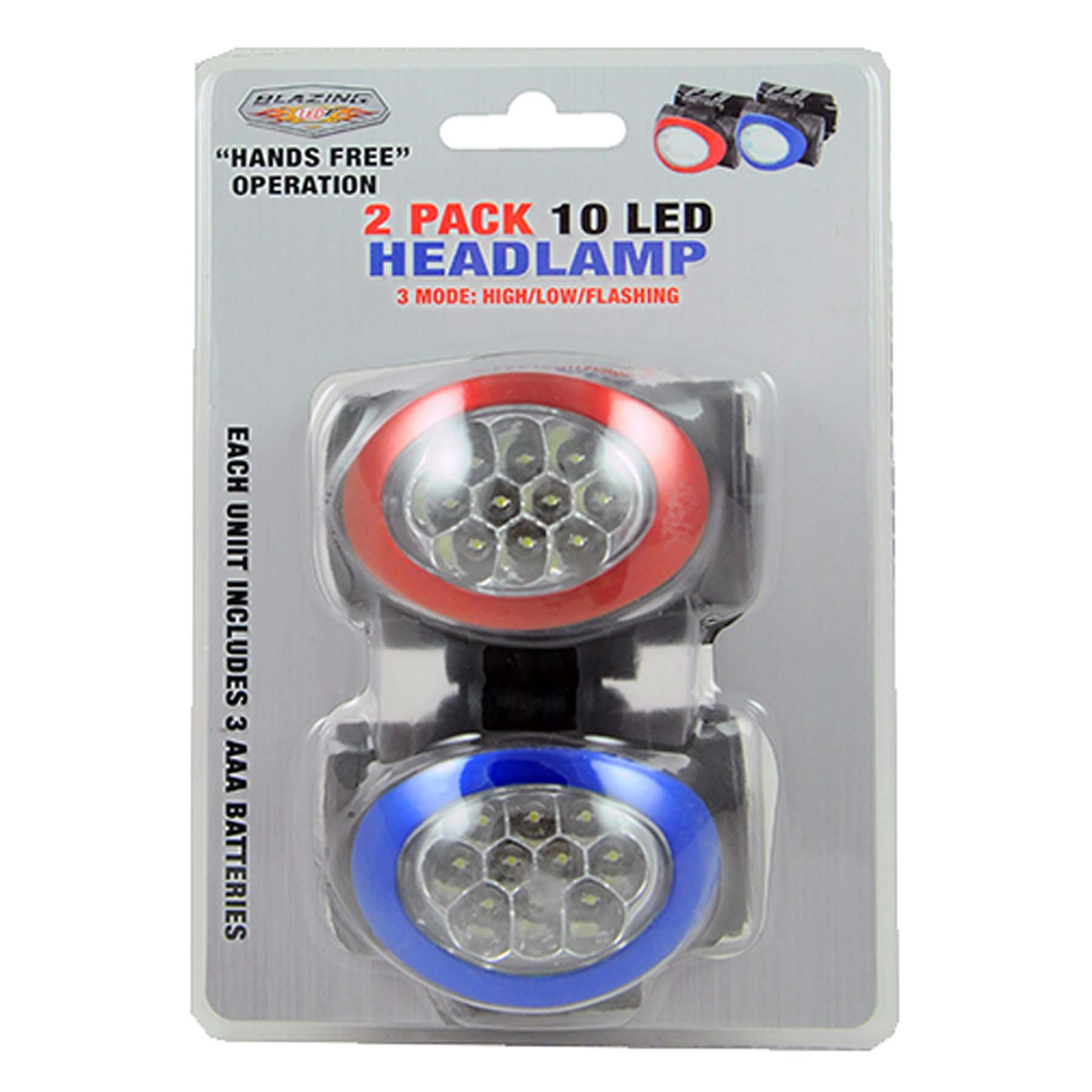 2PK 10 LED Headlamp 15