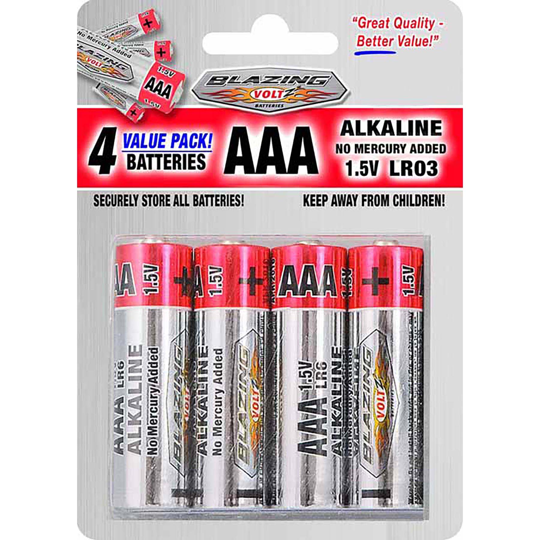 Batteri LR03 AAA 4-pack