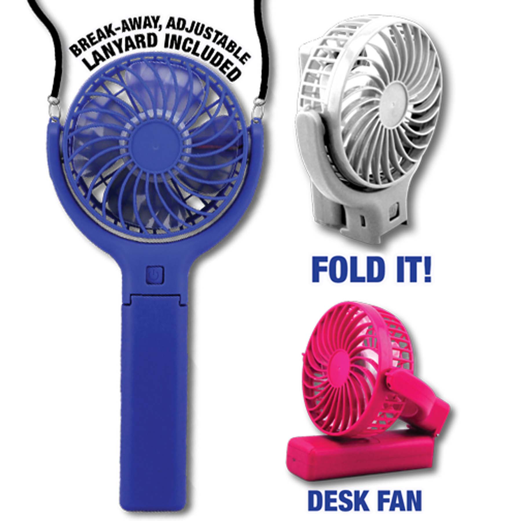 ZSJZHB 2-in-1 Mini Phone Fan 6 Pieces Portable Handheld Fan for iPhone/IPad and Android Smartphone/Tablet
