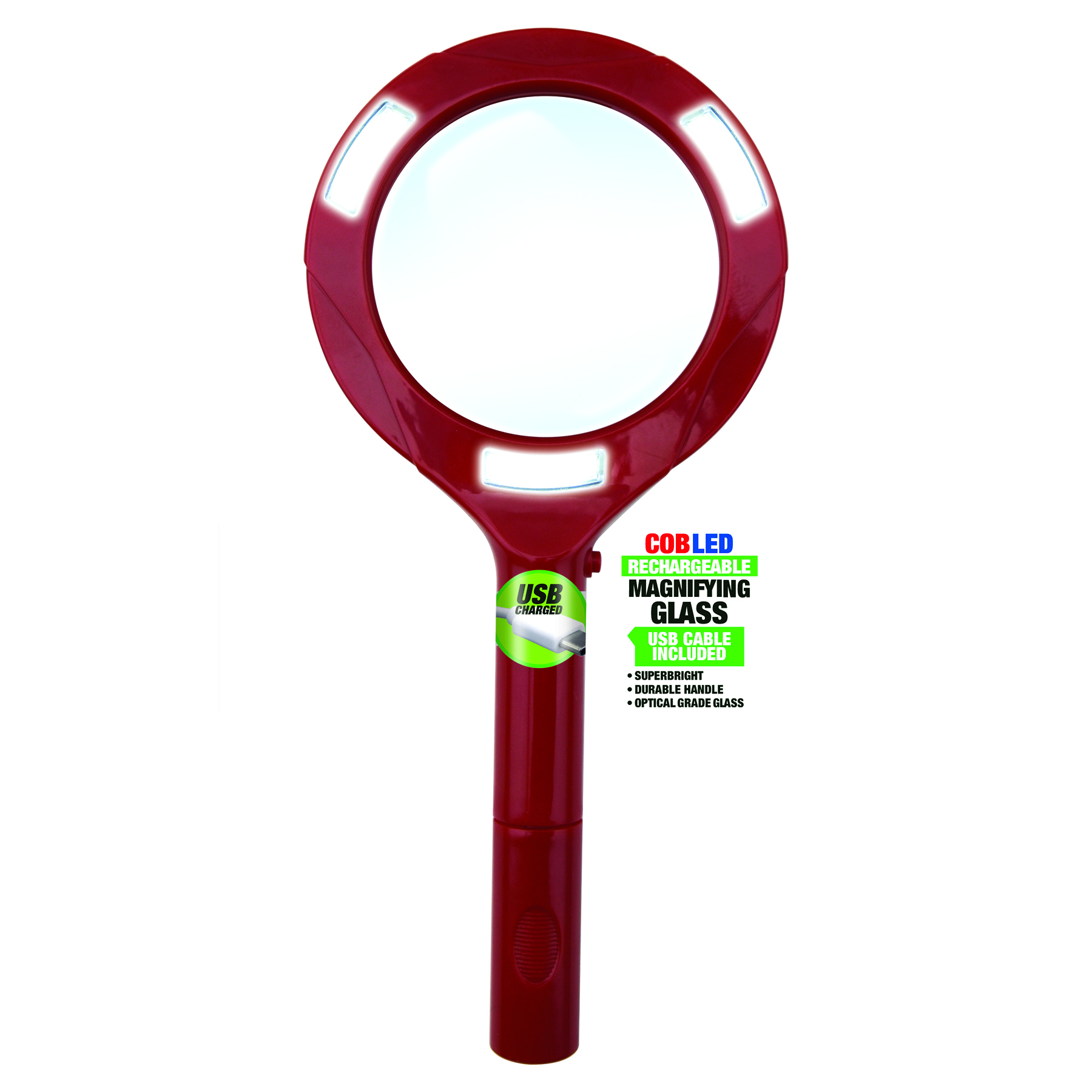 Magnifiers Desktop Magnifying Glass with Light Led10 Times 20 Times HD  Magnifying Glass